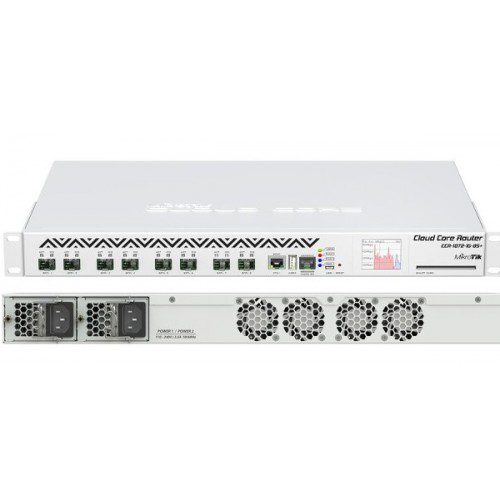 Mikrotik CCR1072-1G-8S+ Tilera 72 Core Processor & 8 Port SFP+ Router