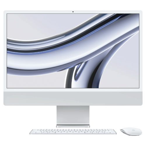 Apple iMac 24-inch 4.5K Retina Display M3 Chip 8 Core CPU 8GB Unified Memory 512GB SSD Silver