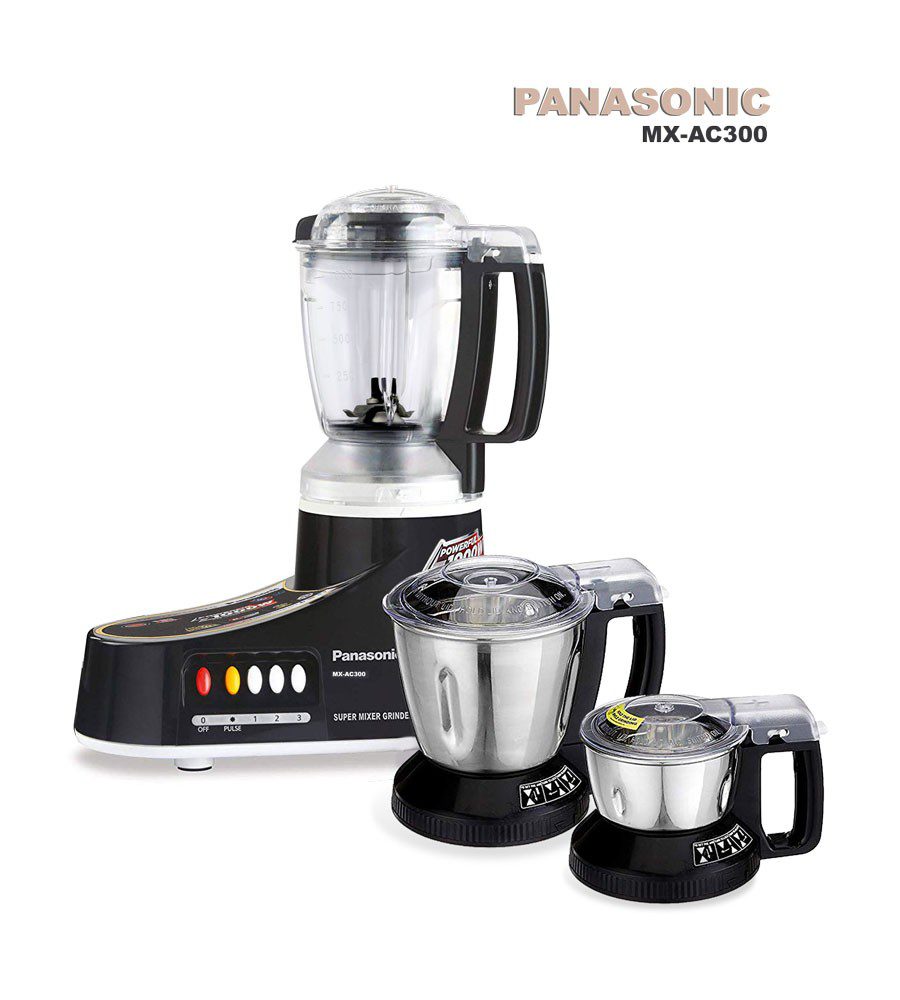Panasonic Mixer Grinder (MX-AC300) Black