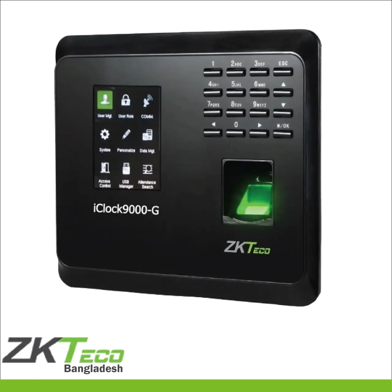 ZKTeco iClock 9000G Fingerprint Time Attendance & Access Control Terminal with Adapter - ZKTeco Bangladesh