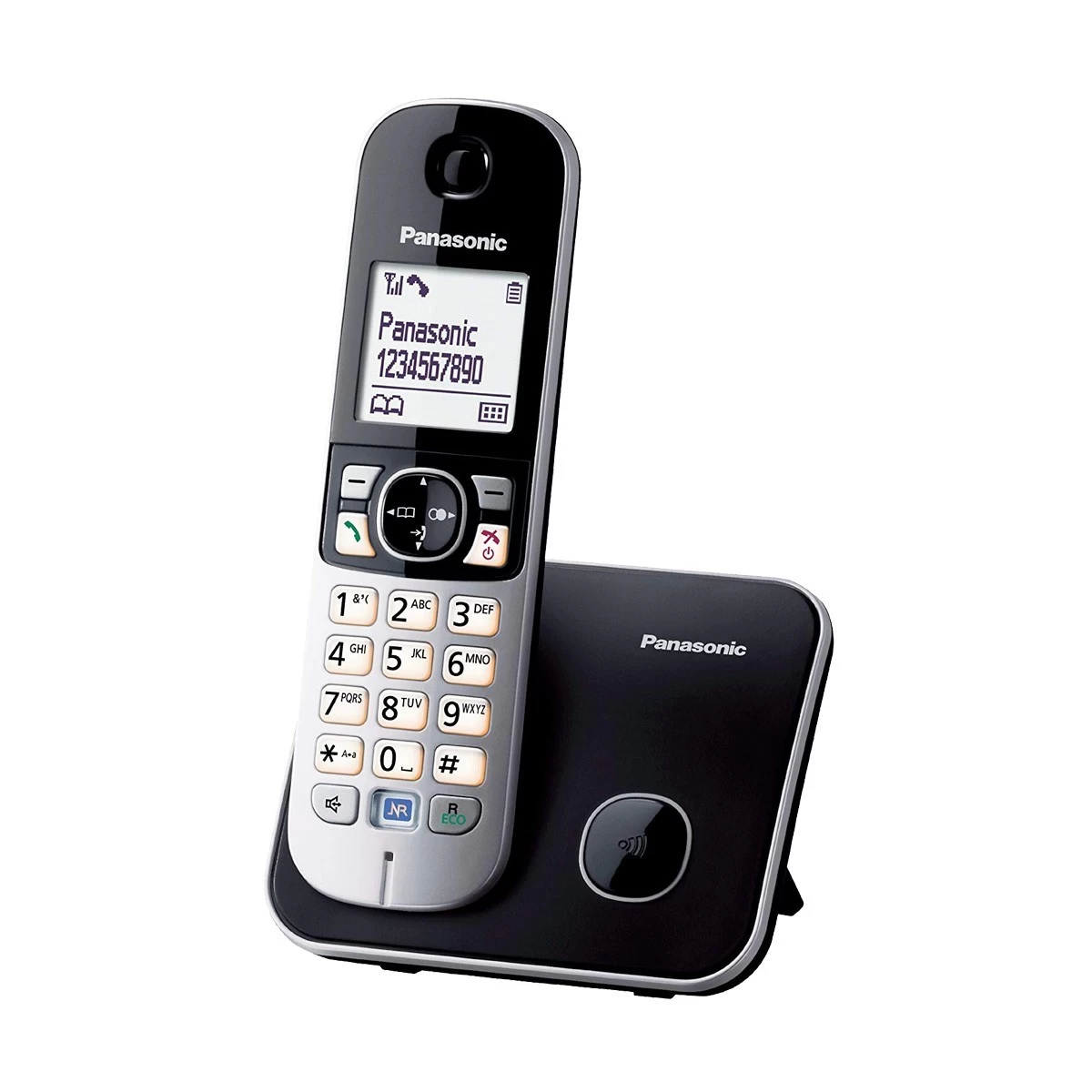 Panasonic KX-TG6811 Digital Cordless Black Phone Set