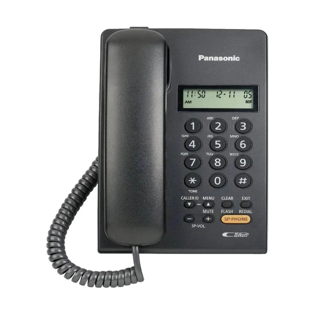 Panasonic KX-TSC62SXB Corded Black Phone Set