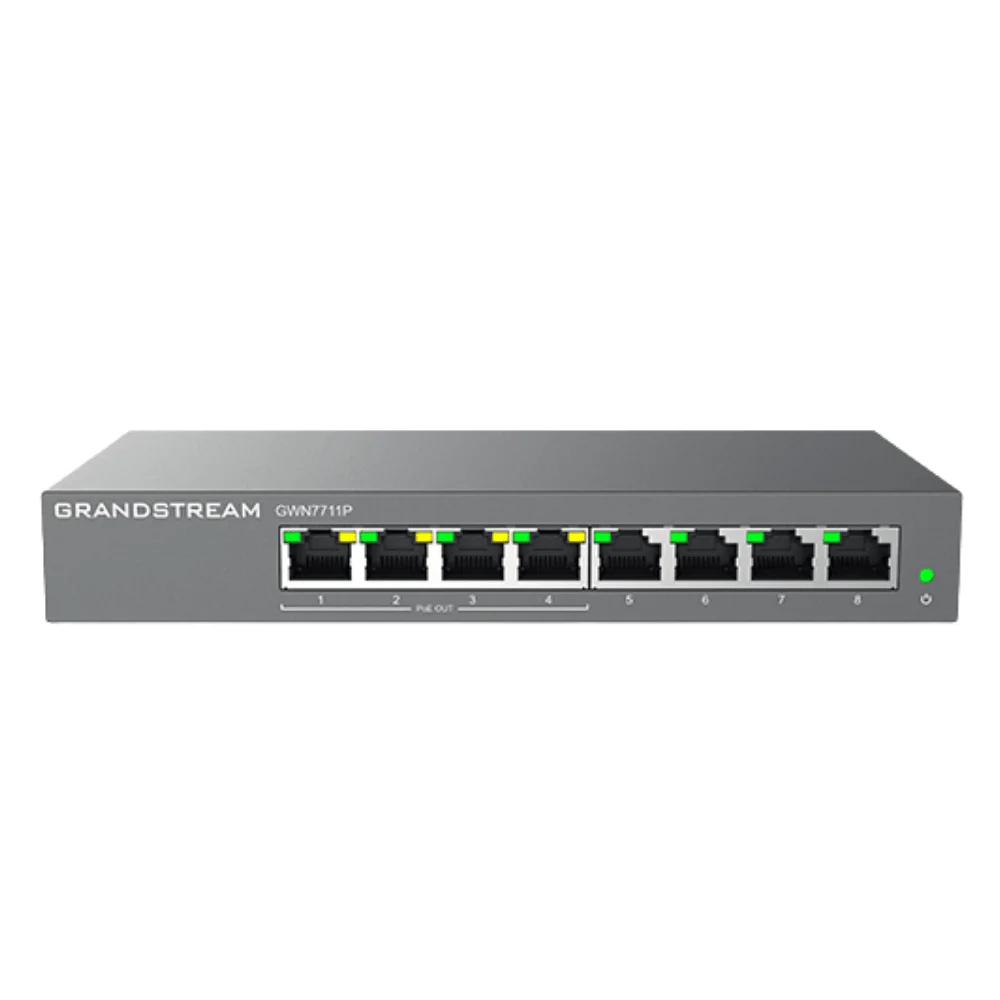 Grandstream GWN7711P Layer 2 Lite 8 Port Managed Switch