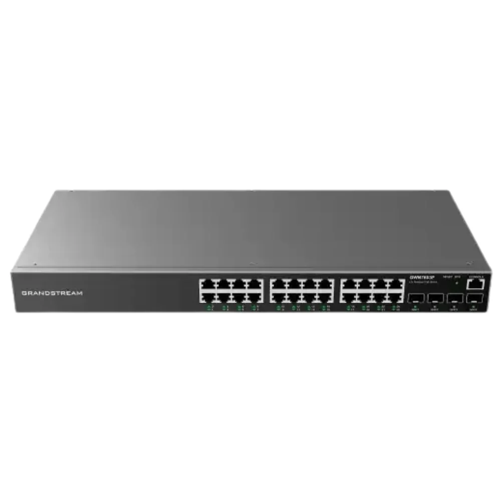 Grandstream GWN7803P Enterprise 24 Port Gigabit Managed PoE Switch