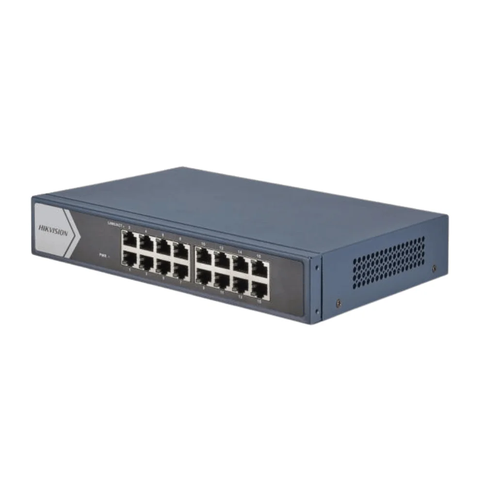 Hikvision DS-3E0516-E(B) 16 Port Gigabit Unmanaged Switch