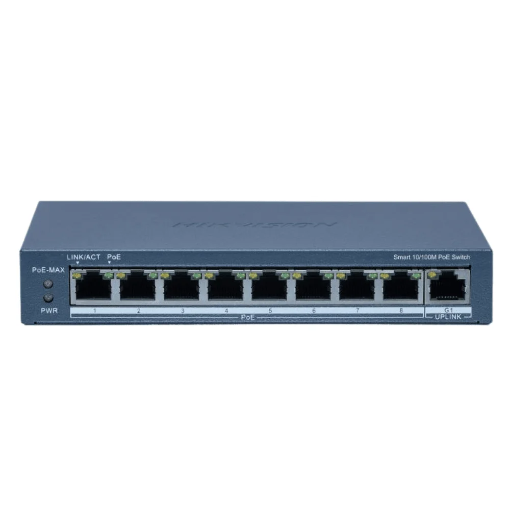 Hikvision DS-3E1309P-EI(B) 8 Port Fast Ethernet Smart POE Switch