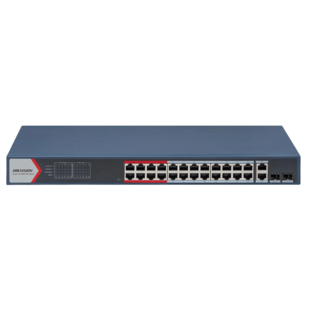 Hikvision DS-3E1326P-EI 24 Port Fast Ethernet Smart POE Switch
