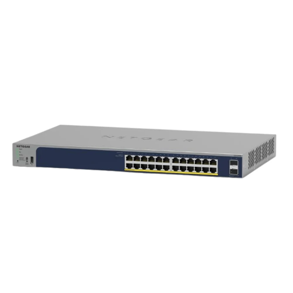 NETGEAR GS724TPPv3 24 Port Gigabit Ethernet PoE+ Smart Switch