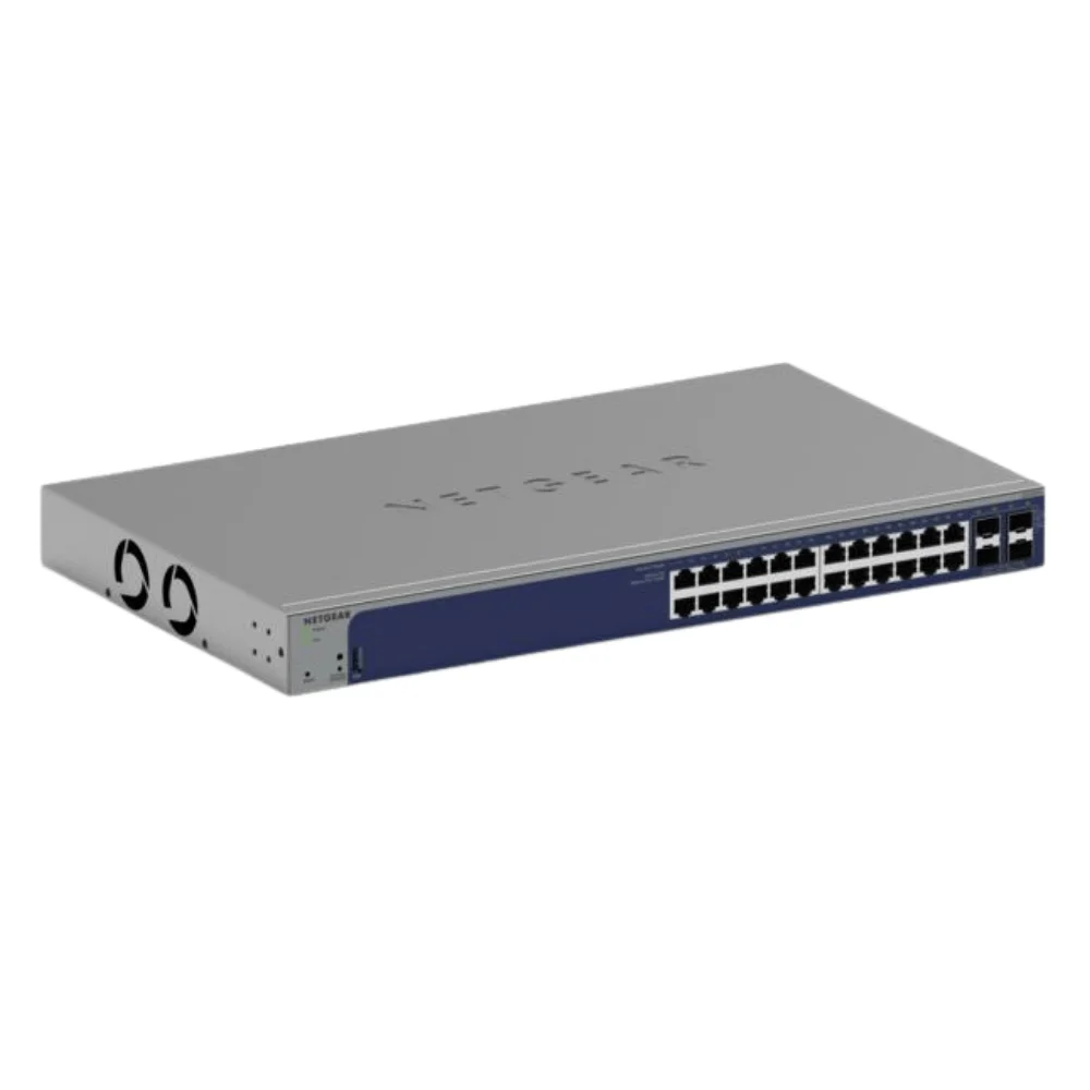 NETGEAR GS724Tv6 24-Port Gigabit Ethernet Smart Switch with 2 Dedicated SFP Ports