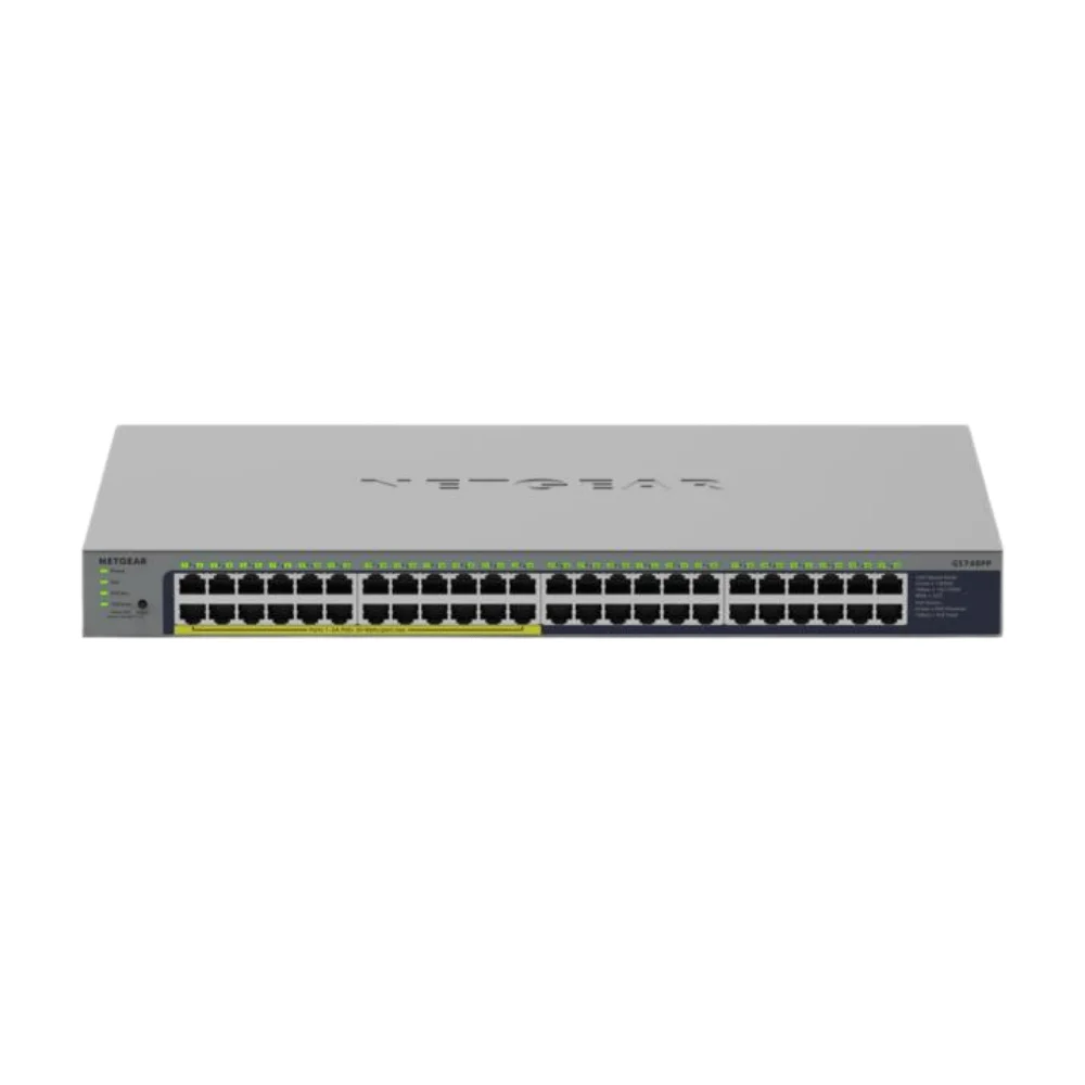 NETGEAR GS748PP 48-Port Gigabit Ethernet Unmanaged PoE+ Switch