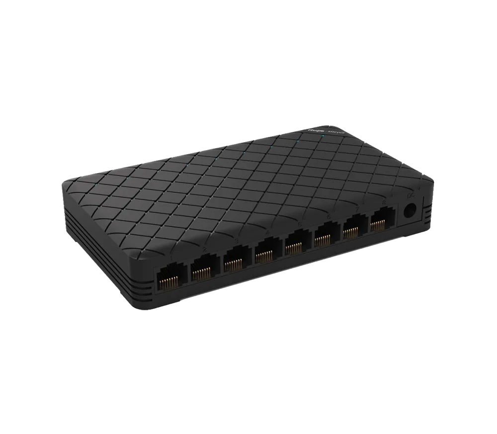 Ruiji RG-ES05G 5-Port Plastic Case Unmanaged Desktop Switch
