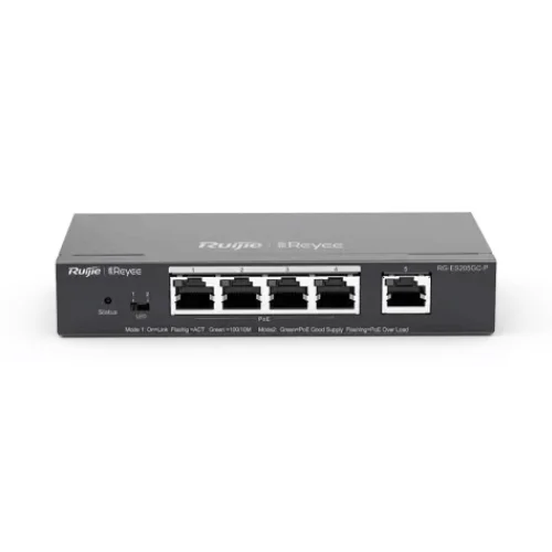 Ruijie RG-ES205GC-P 5-Port Gigabit Smart Cloud Managed PoE Switch